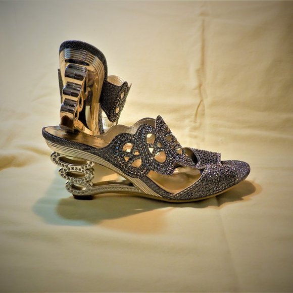 *** JOHN FASHION *** Glamorous SLIP - ONS ~ 10 - Picture 1 of 3